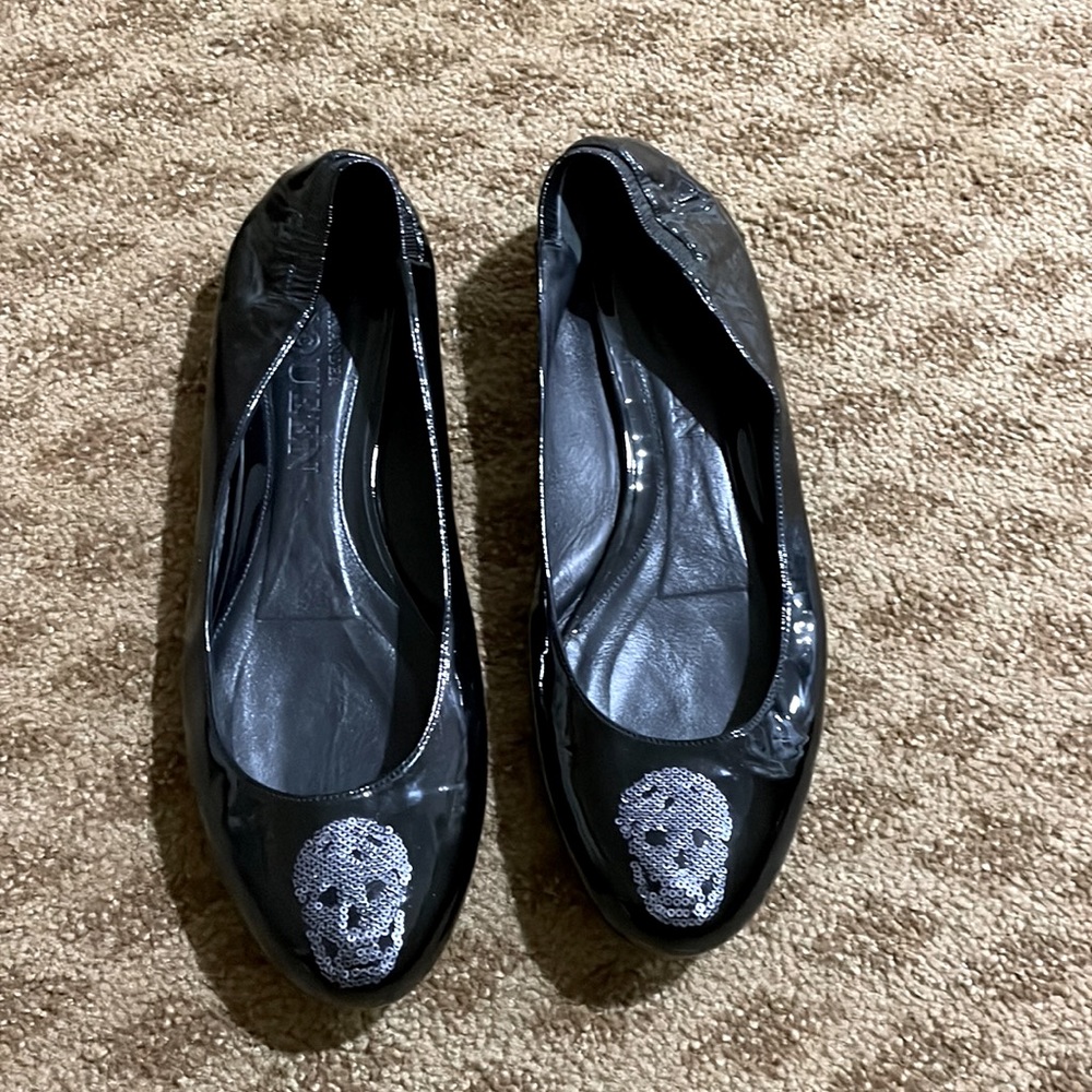 Alexander McQueen black flats